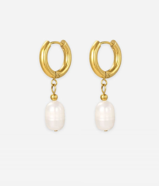 Elise Pearl Earrings