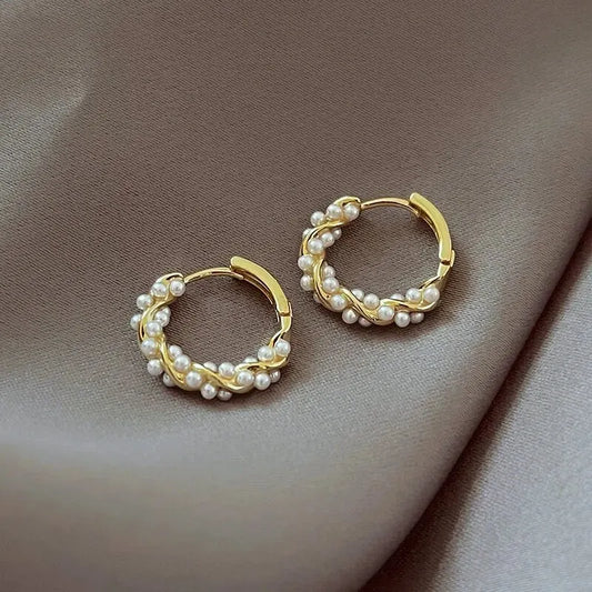 Adriana Pearl Hoops