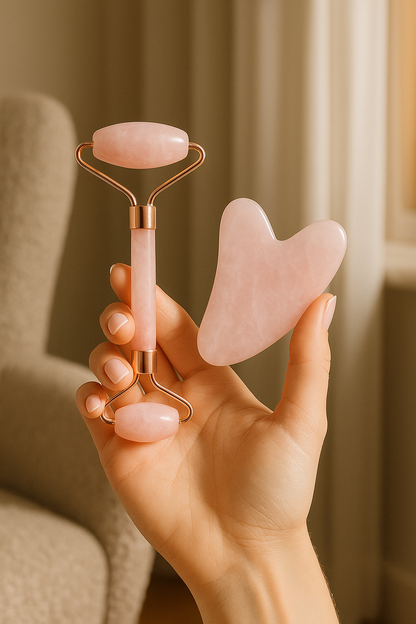 Massage-Roller & Gua Sha-Platta