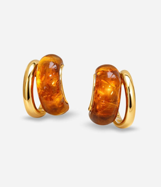 Amber Hoops