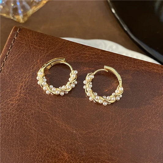 Adriana Pearl Hoops